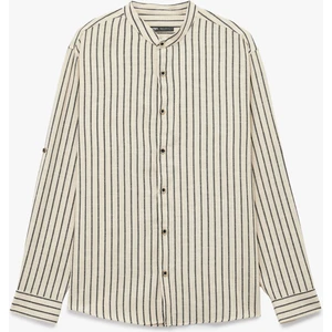 Pamuklu Regular Fit Uzun Kollu Hakim Yaka Gömlek