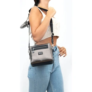 Silver & Polo Platin - Siyah SP1038 Kadın Çapraz Çanta