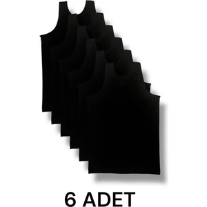 Askılı Erkek Atlet Pamuklu 6'lı Paket