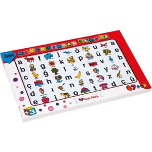 Plastik Resimli Puzzle 67 Parça - Harfler (Türkçe Alfabe)