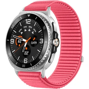 Galaxy Watch 8 40MM / Watch 8 44MM / Watch 8 Classic 46MM Uyumlu Bakla Desen Hasır Kumaş Kordon Kayış
