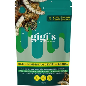 Dominicana Bal ile Glaze Edilmiş Spirulina, Chia Crunchie Karışım
