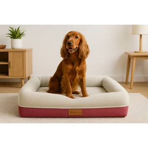 Coch Box Üst Kalite Köpek Yatağı Süngerli Sıvı Geçirmez Alezli. %100 Elyaflı. 2 Fermuarlı