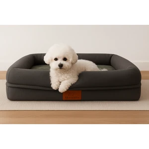 Coch Box Üst Kalite Köpek Yatağı Süngerli Sıvı Geçirmez Alezli. %100 Elyaflı. 2 Fermuarlı