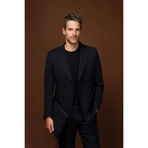 Polo Club 7 Drop Slim Fit Dar Kesim Mevsimlik Kruvaze Ceket