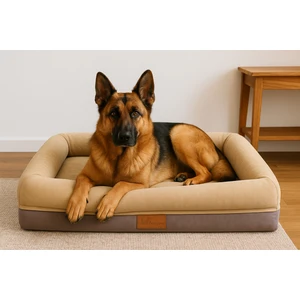 Coch Box Üst Kalite Köpek Yatağı Süngerli Sıvı Geçirmez Alezli. %100 Elyaflı. 2 Fermuarlı