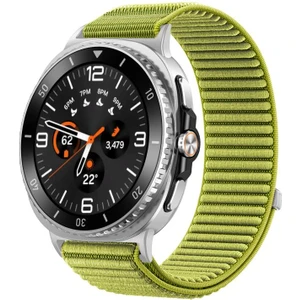 Galaxy Watch 8 40MM / Watch 8 44MM / Watch 8 Classic 46MM Uyumlu Bakla Desen Hasır Kumaş Kordon Kayış