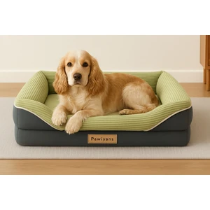 Bolster Üst Kalite Köpek Yatağı 6,5 ve 10 cm Süngerli Kılıflı Sıvı Geçirmez Alezli 2 Fermuarlı