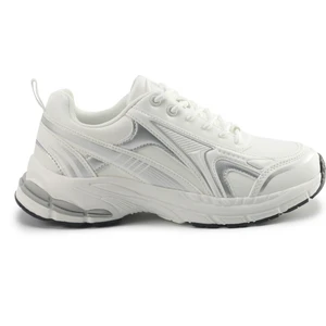 A102021813 5W Enno 5PR Kadın Klasik Sneaker Beyaz - Gri