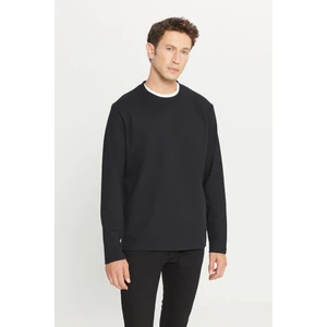 Pamuklu Standart Fit Normal Kesim Bisiklet Yaka Sweatshirt