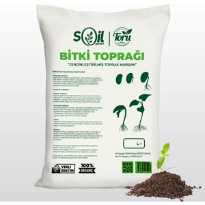 Toru Bahçe 50 Lt Bitki / Saksı ve Bahçe Toprağı Torf Tavuk ve Keçi Gübresi ve Perlit Katkılı Toprak