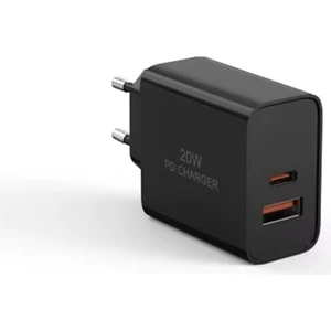 20W Pd Hızlı Şarj Adaptörü Usb-A Usb-C  5V 3A