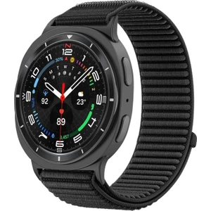Galaxy Watch 8 40MM / Watch 8 44MM / Watch 8 Classic 46MM Uyumlu Bakla Desen Hasır Kumaş Kordon Kayış