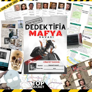 Dedektifa Mafya Davası, Suçluyu Bulma, Suçlu Kim, Çözülemeyen Zor Davalar, Dedektif Oyunu, Dedektiflik Oyunu, Cinayet Oyunu, Aile Kutu Oyunu