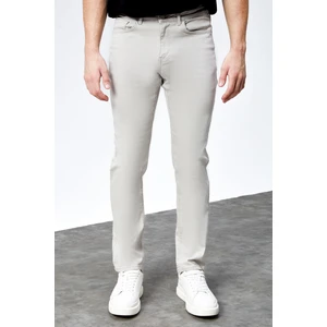 Erkek Taş Rengi Regular Fit Rahat Kesim Esnek Likralı Denim Jeans Kot Pantolon HLTHE001918
