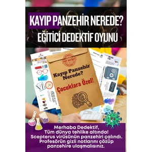Kayıp Panzehir Nerede? - Çocuk Dedektif Oyunu - Bilmeceleri Çözme - Dedektif Oyunu - Eğitici Oyun