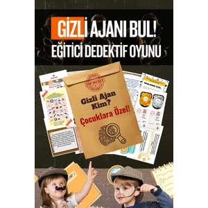 Gizli Ajan Oyunu - Çocuk Dedektif Oyunu - Bilmeceleri Çözme - Dedektif Oyunu - Eğitici Oyun