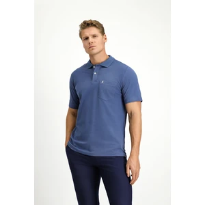 Cepli Polo Yaka Regular Fit Nakışlı Pamuk Tişört