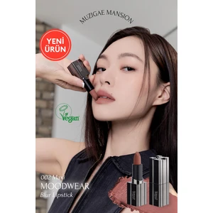 Pürüzsüz Görünüm Sunan Kadifemsi Ruj MUZIGAE MANSION Moodwear Blur Lipstick (002 Maxi)