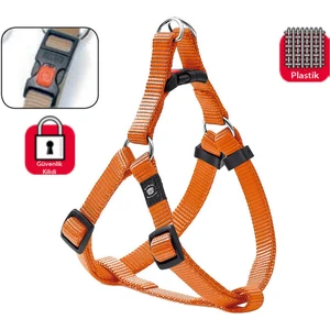 Karlıe Kilitli Göğüs Tasma M 40-70CM Turuncu Dsdrn