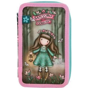 Gorjuss Wildflower Üç Katlı Dolu Kalem Kutusu 607GJ36 Desenli Dayanıklı Yapı ile Kapasite