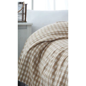 Bruno Çift Kişilik Akrilik Battaniye 180X200 cm Bej