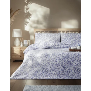 Leaf Dream Kolay Ütülenir Tek Kişilik Nevresim Takımı 160X220 cm Mavi