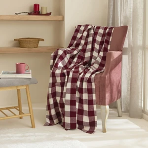 Karaca Home Flanel Throw Tv Battaniyesi Vişne