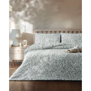 Leaf Dream Kolay Ütülenir Tek Kişilik Nevresim Takımı 160X220 cm Yeşil