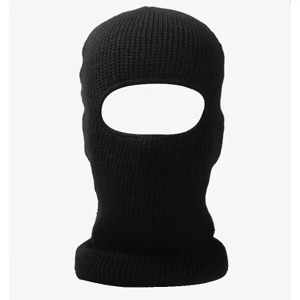 Axe Sportswear   Siyah Kışlık Triko Örme Tek Gözlü Kar Maskesi Balaclava