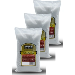 Trabzon Pazarı Doğal Refinesiz, Iyotsuz Öğütülmüş Kristal Kaya Tuzu 3 x 1 kg