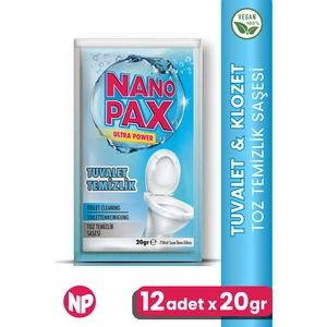 Tuvalet & Klozet Toz Temizlik Saşesi (12 Adet x 20GR)