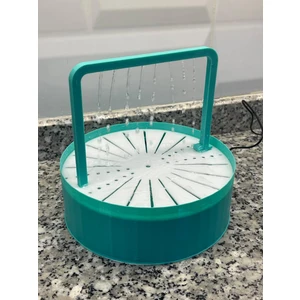 Otomatik Kuş Banyosu - Su Yeşili - Muhabbet/sultan Papağanı Boyutu Kuşlara Uygun