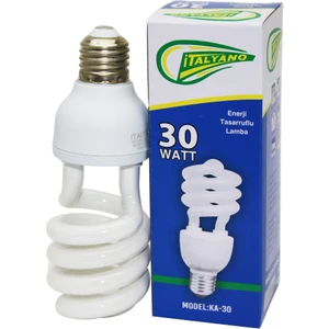 30W E27 Kıvrık Tasarruflu Ampul Ka-30 (5067)