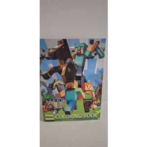 Mutlu Anlar Parti Evi Minecraft Boyama Kitabı
