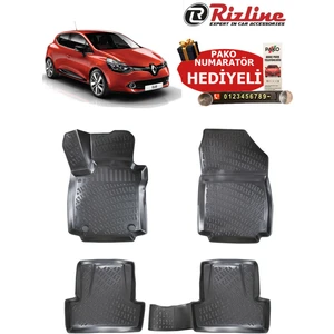 Renault Clio 4 2012-2019 Havuzlu Paspas