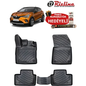 Renault Captur 2019-2025 Arası Havuzlu Paspas