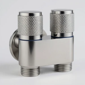 Krom Çitfli Taharet Musluğu Çift Çıkışlı Taharatmatik Uyumlu Taharet Musluğu