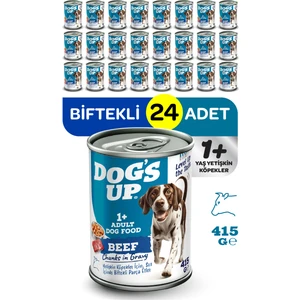 Dogs Up Yaş Yetişkin Köpek Maması Biftekli 415GR 24LÜ
