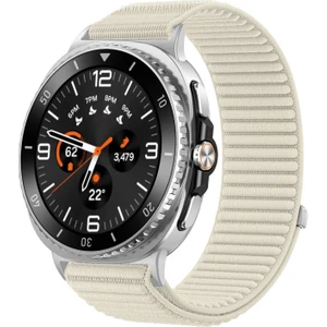 Galaxy Watch 8 40MM / Watch 8 44MM / Watch 8 Classic 46MM Uyumlu Bakla Desen Hasır Kumaş Kordon Kayış