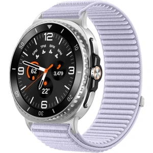 Galaxy Watch 8 40MM / Watch 8 44MM / Watch 8 Classic 46MM Uyumlu Bakla Desen Hasır Kumaş Kordon Kayış