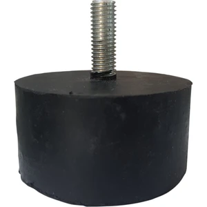 Klima Konsol Takoz Titreşim Önleyici Yuvarlak 8cm Çap*4cm Yükseklik*7,5cm Vidalı Yükseklik Ses Engelleyici Dış Ünite Ayak Takozu Ağır Ürün Takozu 1ADET