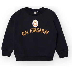 Erkek Bebek Sweatshirt Galatasaray Bisiklet Yaka Uzun Kol