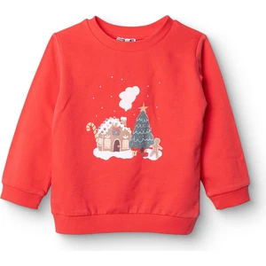 Hellobaby Basic Kız Az Şardonlu Kış Temalı Sweatshirt Kız Bebek