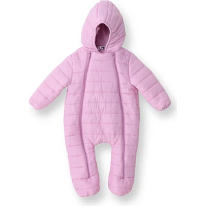 Hellobaby Kız Bebek Astronot Tulum Fermuarlı Bisiklet Yaka Uzun Kol Lastikli Paça