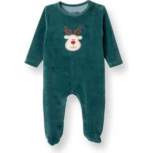 Hellobaby Yenidoğan Kadife Patikli Tulum