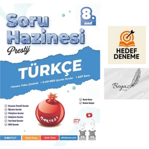Nartest 8.sınıf Türkçe Soru Hazinesi Hedef Deneme