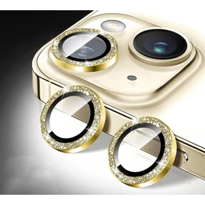 Iphone 13 /13 Mini Uyumlu Alüminyum Alaşım Işıldayan Sim Kamera Lens Koruyucu(2'li Set)