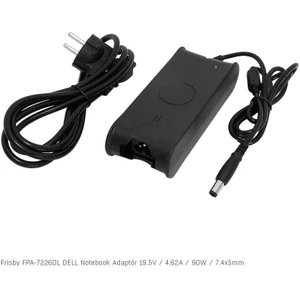 FPA-7226DL Notebook Adaptör (Dell) 19.5 V  4.62 A (Uç Boyutu : 7.4 x 5.0 mm)