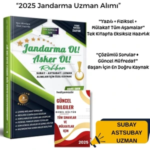 2025 Jandarma Uzman Alımı Için Özel Hazırlık Kitabı – Yazılı + Mülakat + Fiziksel